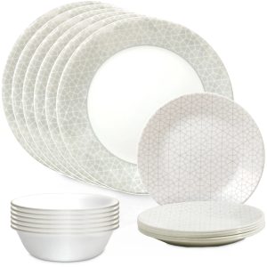 Corelle® Knox 18-piece Dinnerware Set. Service for 6