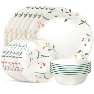 Corelle® Wildflower Scatter 18-piece Dinnerware Set. Service for 6